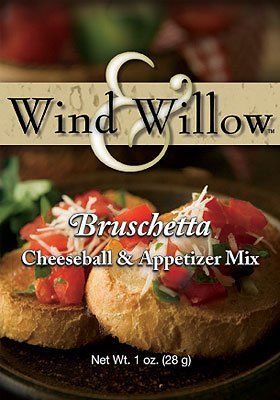 Wind &amp; Willow Bruschetta Cheeseball &amp; Appetizer Mix - 1 Ounce - (4 Pack)