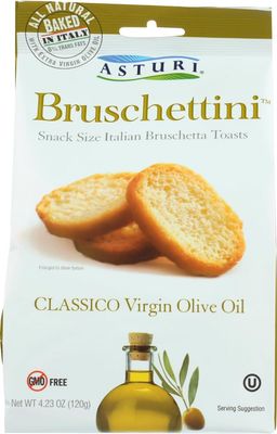 Asturi Classico Bruschettini - Virgin Olive Oil (Case of 3) 4.23oz