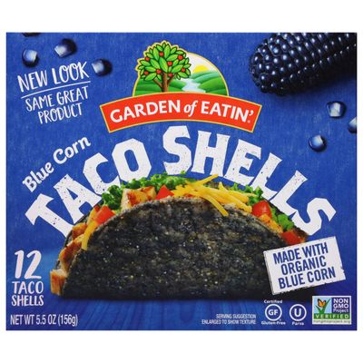 Garden of Eatin&#39; Taco Shells Blue Corn, 5.5 Oz