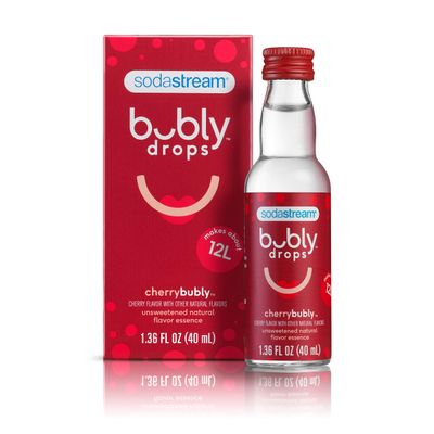 SodaStream bubly Drops, Cherry, 1.36 Fl Oz (Pack of 3)