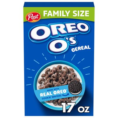 Post OREO Os Breakfast Cereal, 17 OZ Box