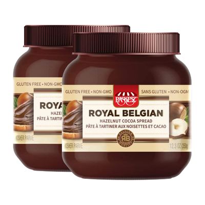 Only Kosher Candy Royal Belgian Dairy Free Hazelnut Cocoa Spread, Product of Belgium,12.3 oz (Pack of 2)