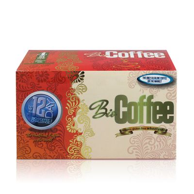 Bio Coffee - First Organic Instant Non-dairy Alkaline Coffee (2 Boxes)
