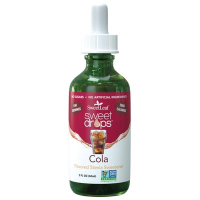 SweetLeaf Stevia Sweet Drops Cola - Liquid Stevia Drops Sweetener, Zero Calorie, Non-GMO Flavored Stevia Liquid Sugar Substitute for Sugar-Free Sodas, Mixed Drinks, 2 Fl Oz
