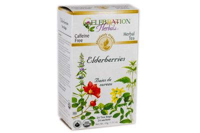 Celebration Herbals Organic Elderberries Tea Bags 24 Count