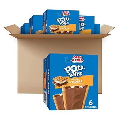 Pop-Tarts Toaster Pastries, Breakfast Foods, Kids Snacks, Frosted S&#39;mores (72 Pop-Tarts)