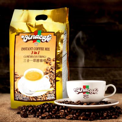 Vinacafe Premium Coffee Mix, 100 Coffee Sticks Single Serves