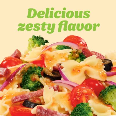 Kraft Zesty Italian Salad Dressing, 16 fl oz Bottle