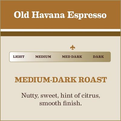 Gavia Old Havana Espresso, Whole Bean, 100% Arabica Coffee, 32 oz Bag