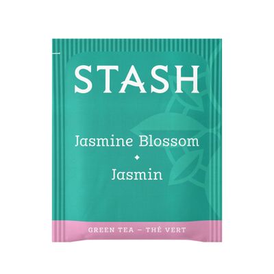 Stash Tea Jasmine Blossom Green Tea - Caffeinated, Non-GMO Project Verified Premium Tea with No Artificial Ingredients, 30 Count (Pack of 6) - 180 Bags Total