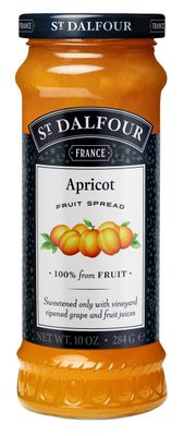 Charles Jacquin-St.Dalfour Consrv, Apricot, 100% Fruit, 10-Ounce (Pack of 6)