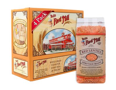 Bob&#39;s Red Mill Red Lentil Beans, 27 Oz (4 Pack)