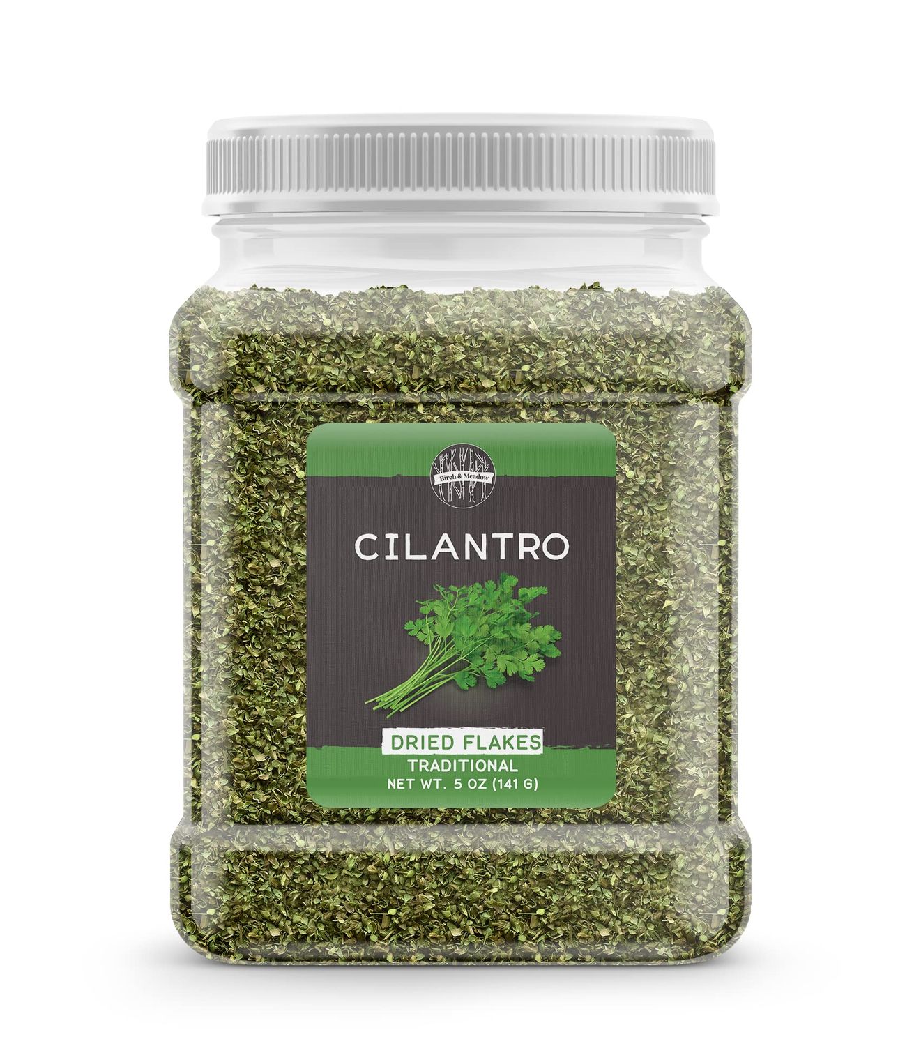 Birch &amp; Meadow 5 oz of Cilantro Flakes, Fragrant Aroma, Salsa &amp; Burritos
