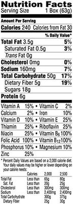 Kellogg's Low Fat Granola Cereal, With Raisins, 2.22oz (70 Count)