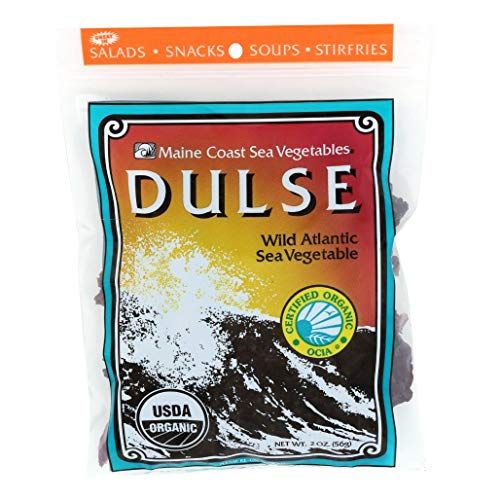 Dulse Whole Leaf 2 oz Bag - Wild Atlantic - Organic Seaweed