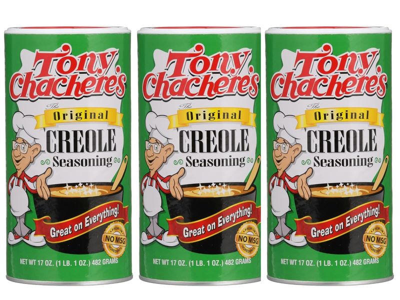 Tony Chachere Seasoning Blends, Original Creole, 17 Ounce, Pack of 3