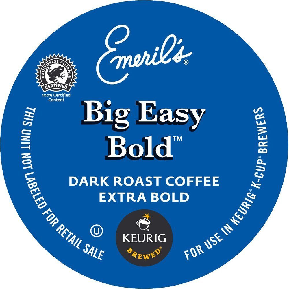 Emeril&#39;s, Keurig, Big Easy Bold Coffee, K-Cup Counts, 50 Count