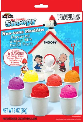 Snoopy Snow Cone Maker Refill 3 oz