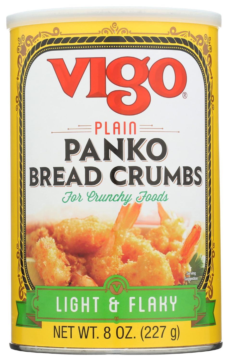Vigo Vigo Plain Panko Bread Crumbs, 8 Ounce (Pack of 6)