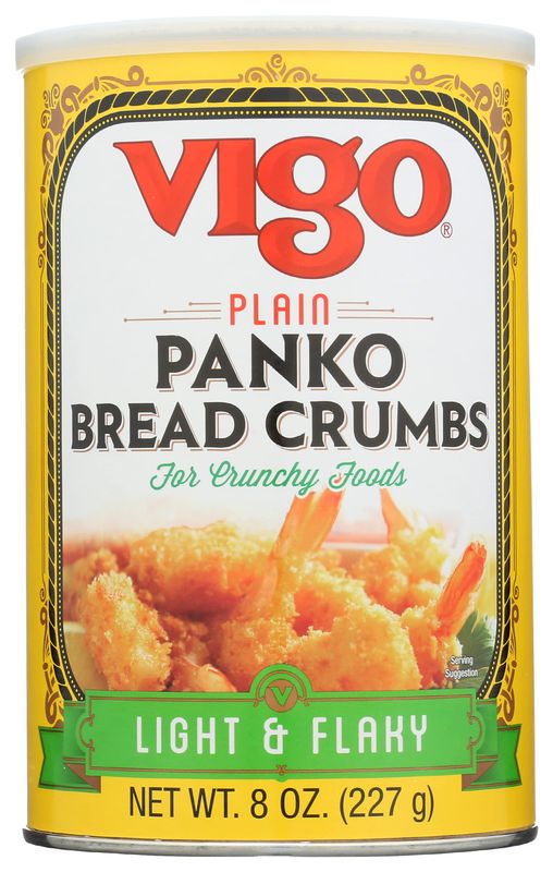 Vigo Vigo Plain Panko Bread Crumbs, 8 Ounce (Pack of 6)