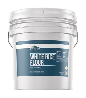 Earthborn Elements White Rice Flour (3.5 Gallon), Gluten-Free Baking, Always Pure