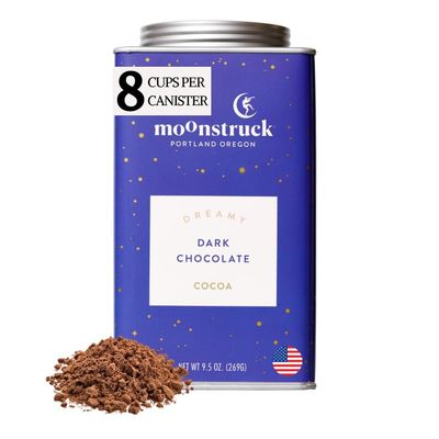 Moonstruck Chocolate Dreamy Dark Chocolate Hot Cocoa Mix, 9.5oz (Pack of 1)