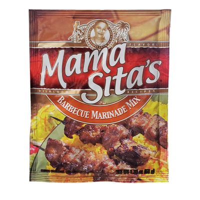 Mama Sita's Barbecue Marinade Mix, Six(6) Pack, 1.76 oz(50g)