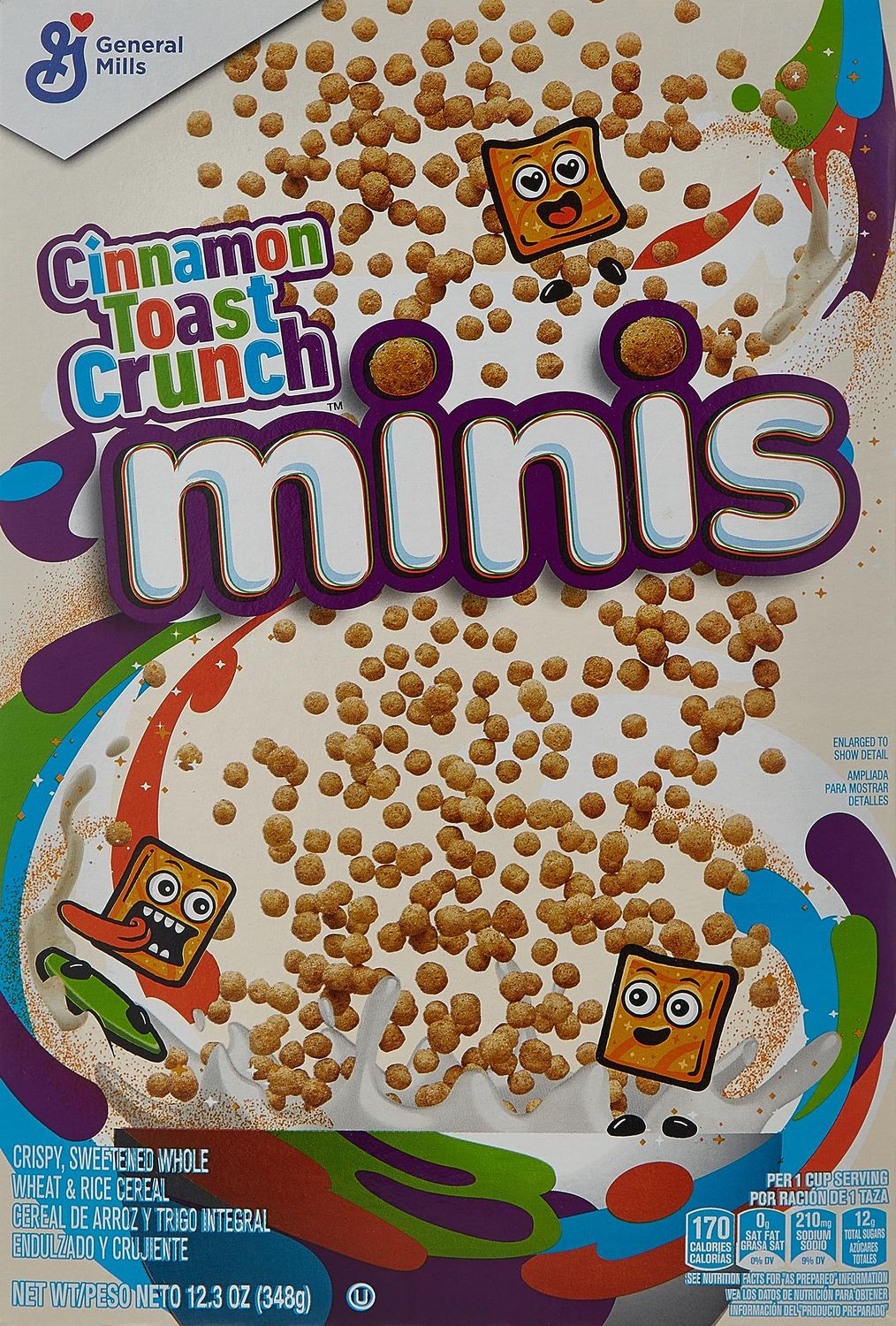 Cinnamon Toast Crunch Minis Breakfast Cereal, 12.3 OZ