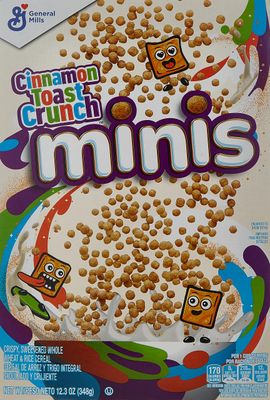 Cinnamon Toast Crunch Minis Breakfast Cereal, 12.3 OZ