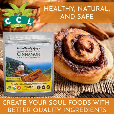 Organic Ceylon Cinnamon Powder 1 lb - True Raw Ground Sri Lanka Cinnamon Powder - Premium Grade Mild, Naturally Sweet Spice for Health & Food - w/eBook