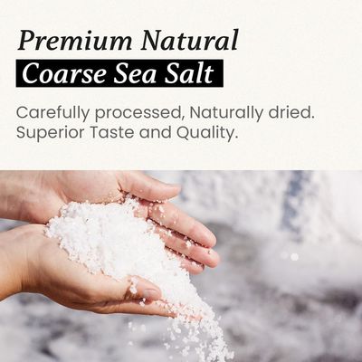Chung Jung One Korean Premium Natural Coarse Sea Salt for Kimchi Brining, the Jewel of Sinan Island, 1kg, (2.2lbs) 1 Pack