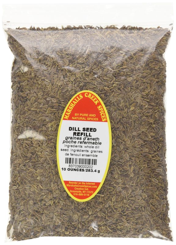 DILL SEED REFILL - FRESHLY PACKED IN FOOD GRADE HEAT SEALED POUCHES