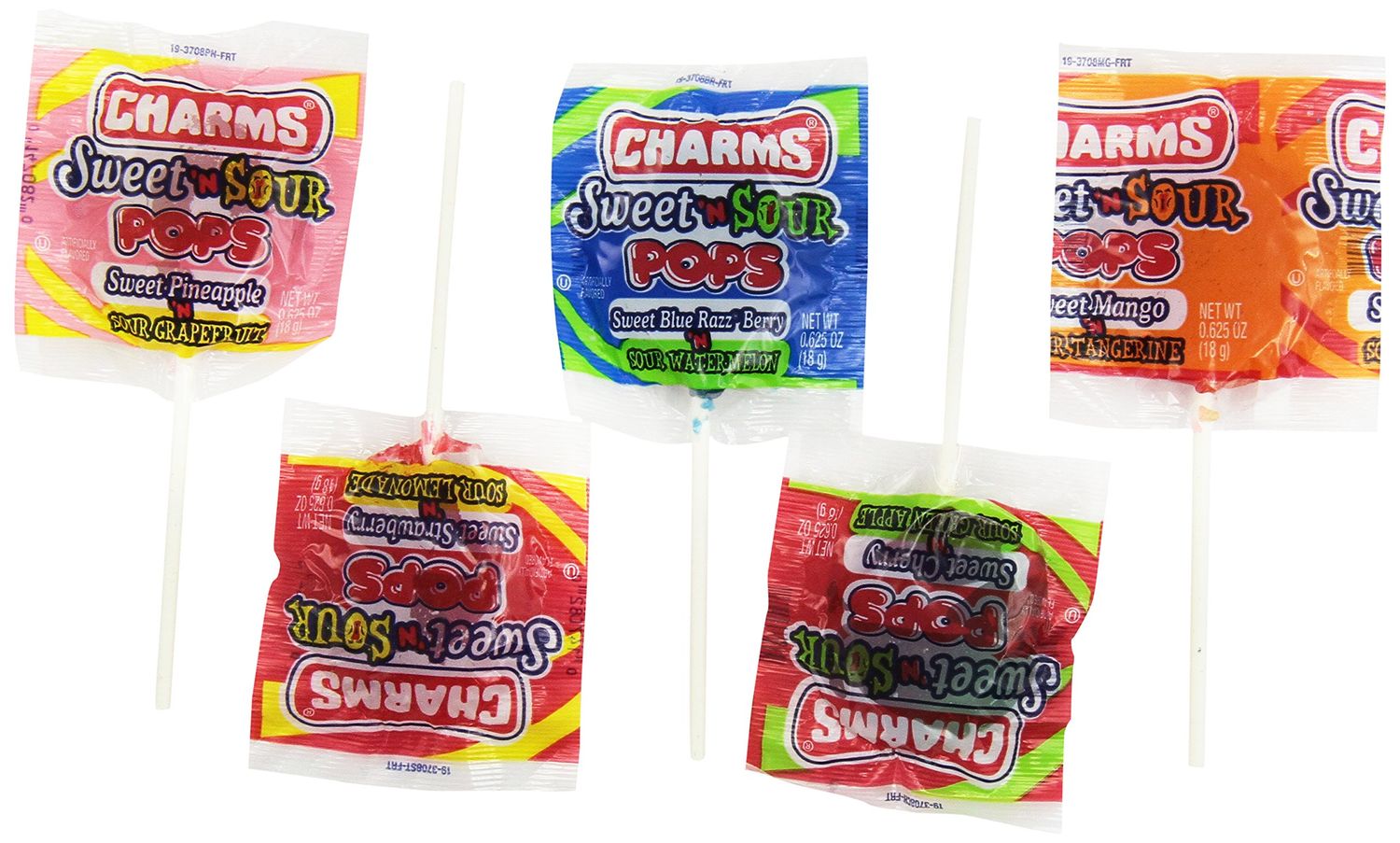 Charms 48 Pack Sweet &amp; Sour Pops