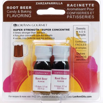 LorAnn Root Beer SS Flavor, 1 dram bottle (.125 fl oz - 3.7ml - 1 teaspoon) Twin pack blistered