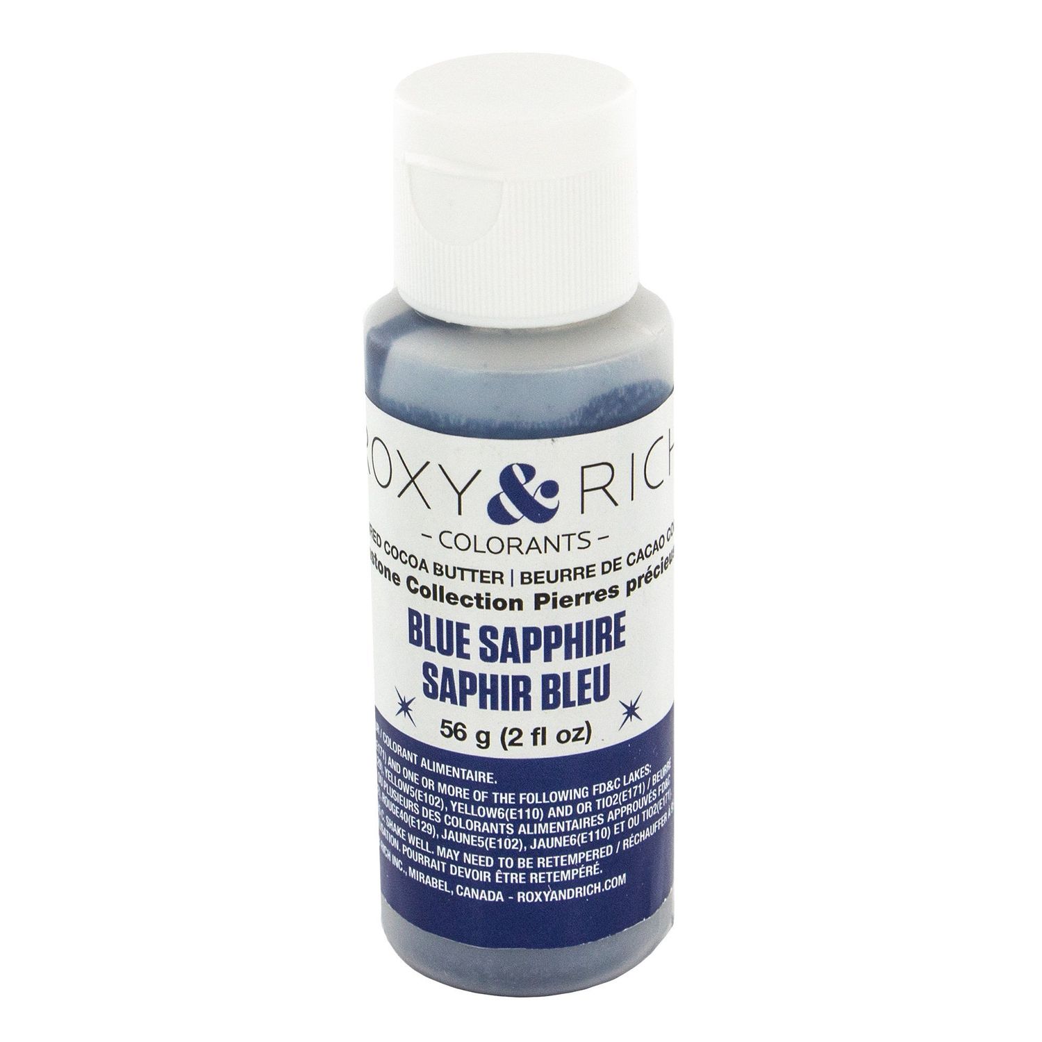 Roxy &amp; Rich Gemstone Collection Cocoa Butter, 56 Grams Blue Sapphire