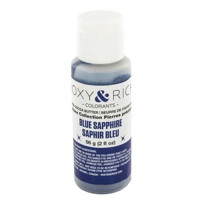 Roxy &amp; Rich Gemstone Collection Cocoa Butter, 56 Grams Blue Sapphire