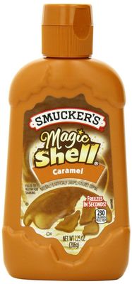Smucker&#39;s Magic Shell Caramel Flavored Topping, 7.25 Ounce [Pack of 4]