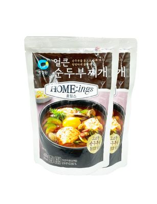(pack of 2) Chung Jung One  Korean   Soup Stew 450g/15.8oz(Spicy Soft Tofu)