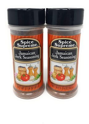 Spice Supreme Jamaican Jerk Seasoning (3.25 oz Bottles) 2 Pack