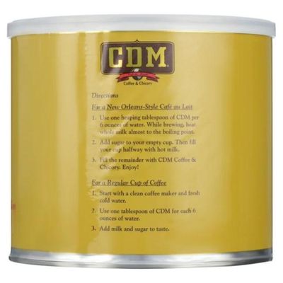 CDM Ground Coffee &amp; Chicory Regular Grind, 34.5oz Can (Pack of 1)