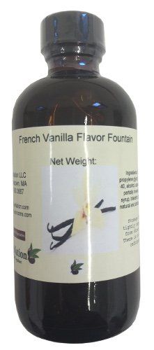 French Vanilla Flavor - Imitation - Sugar Free - Water Soluble Beverage Flavoring for Ice Cream - Soda - Baked Goods - Non-GMO - Gluten Free - Kosher - Vegan -4 ounces