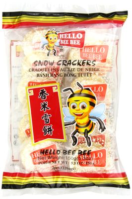 Hello Bee Bee Snow Crackers, 5.3 Ounce
