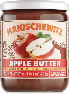 Manischewitz Apple Butter, 17oz | Smooth &amp; Sweet Spread, Great for Sauces &amp; Glazes, No Sugar Added