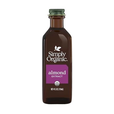Simply Organic Almond Extract, Certified Organic | 4 oz | Pack of 1