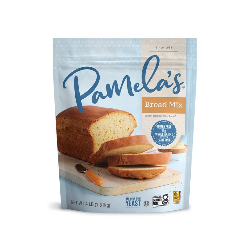 Pamela&#39;s Products Gluten Free Bread Mix, 4 Pound