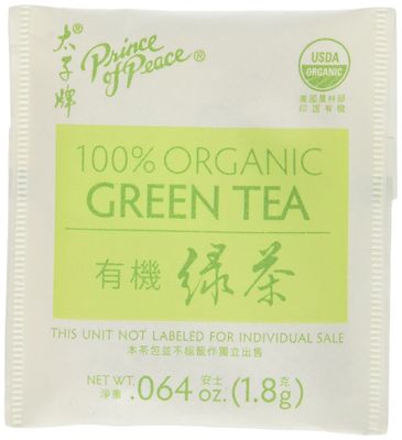 Prince of Peace Organic Green Tea 100 Tea Bags - 2 pack