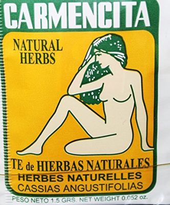 Carmencita Natural Herbs Tea 10 Count (Pack of 1) - Packaging May Vary