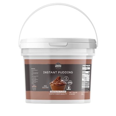 Birch &amp; Meadow 1 Gallon, Chocolate Instant Pudding, Mix in Minutes, Snack, Filling, Dessert