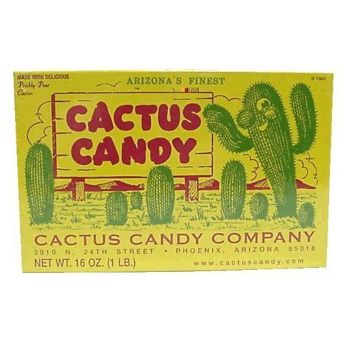 1 LB Box of Prickly Pear Cactus Candy