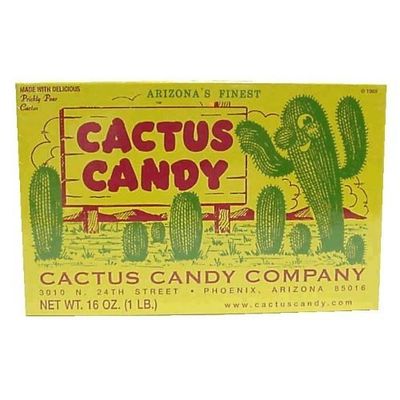 1 LB Box of Prickly Pear Cactus Candy